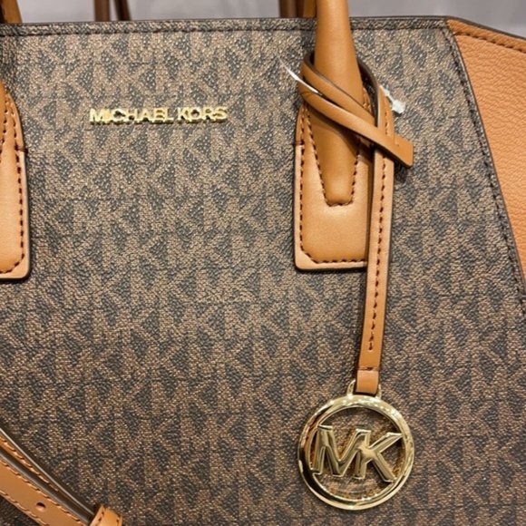 Michael Kors Avril Large Top-Zip Satchel - Picture 3 of 16